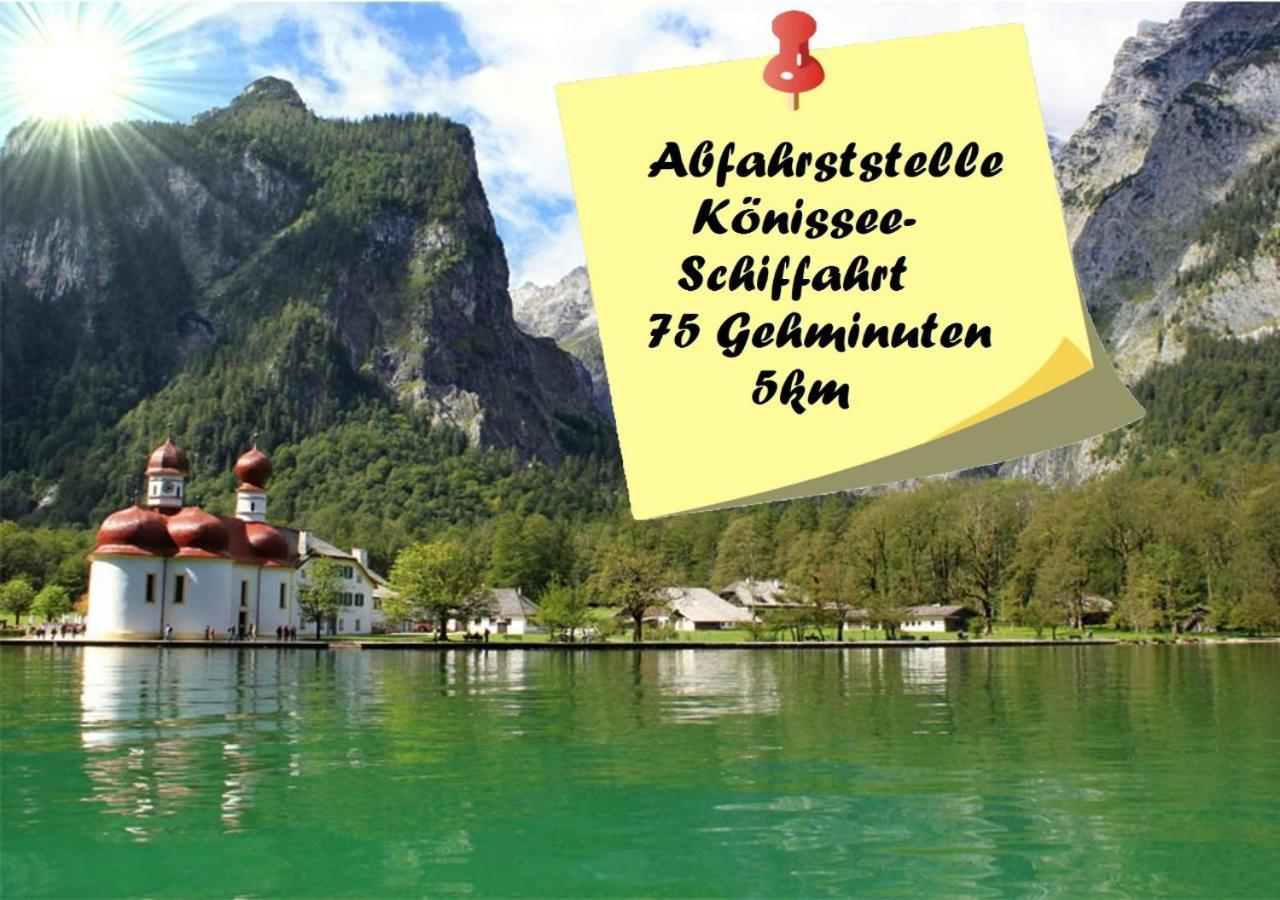 G & H Ferienwohnungen Appartement Untersberg Berchtesgaden Bagian luar foto