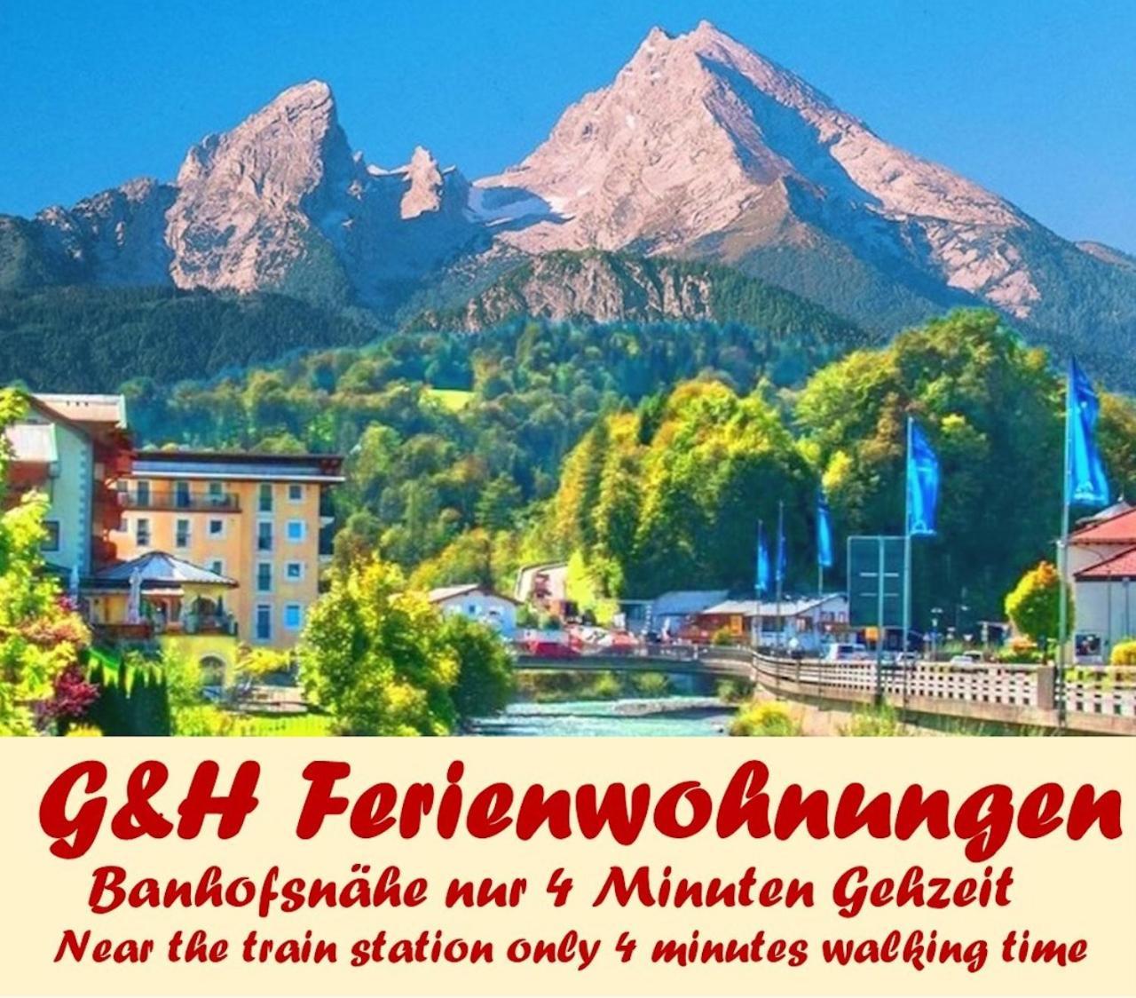 G & H Ferienwohnungen Appartement Untersberg Berchtesgaden Bagian luar foto